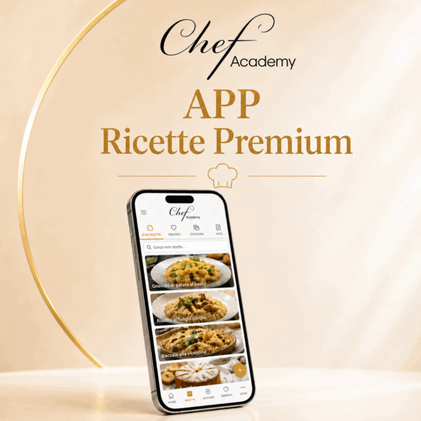 App Ricette Premium Chef Academy Online
